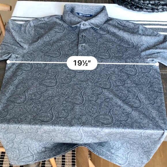 Cutter & Buck Grey Polo Shirt with Classic Design - Picture 2 of 4